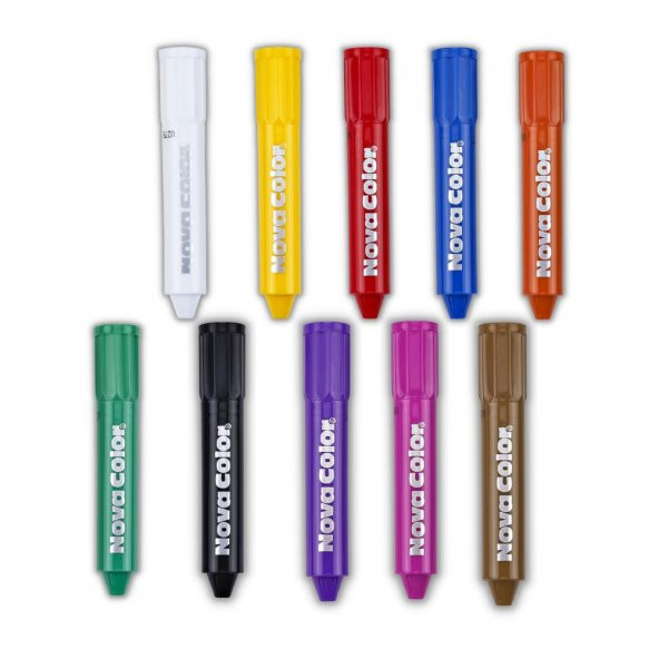 Yüz Boyası 10 Renk 1 Paket Nova Color 10 Renk Yüz Boyası 1 Paket ürün görseli 1