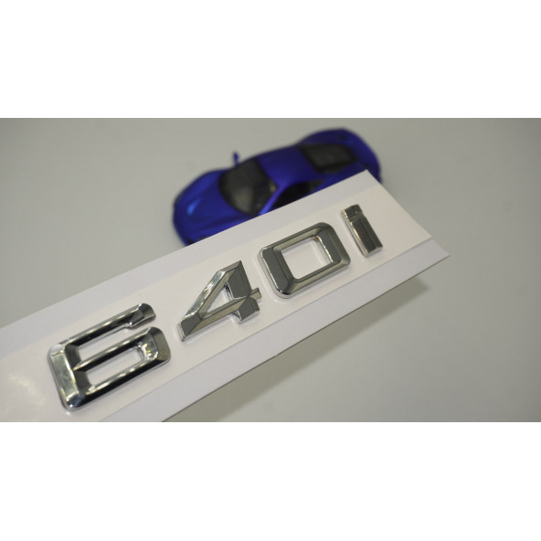 Bmw 640i Bagaj Krom Metal 3M 3D Yazı Logo ürün görseli 1