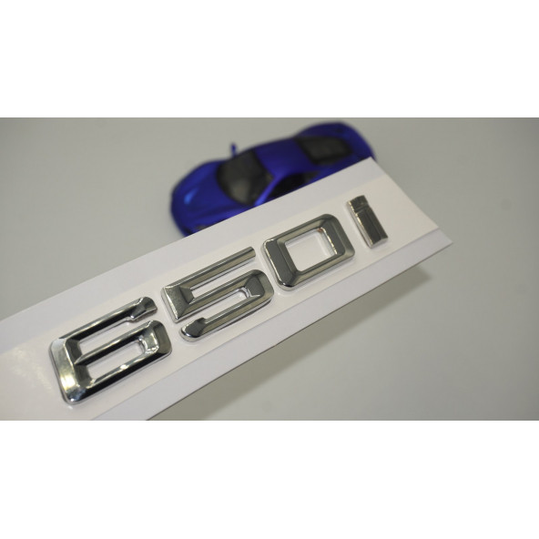 Bmw 650i Bagaj Krom Metal 3M 3D Yazı Logo ürün görseli 1