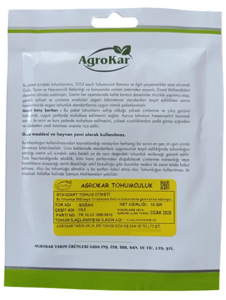 Soğan Tohumu 10 gr - Resim 2