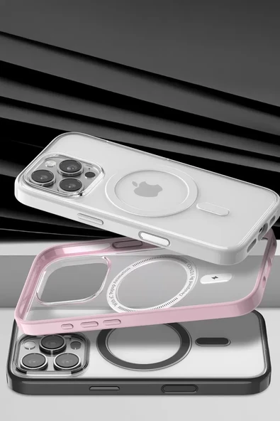 Venco Apple iPhone 16 Pro Max Joly Magsafe Kapak - Siyah - Resim 3
