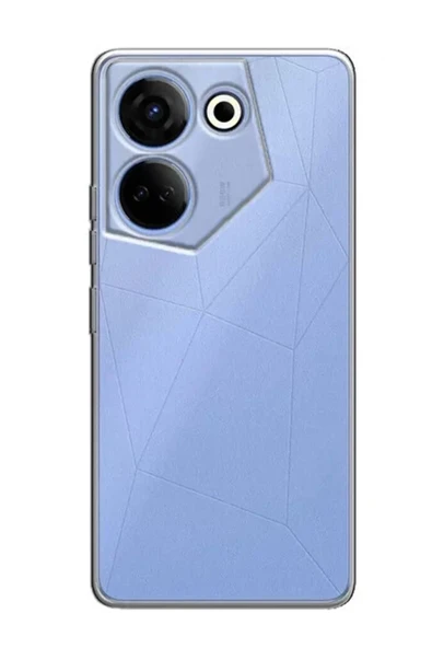 Newface Tecno Camon 20 Pro 5G Kılıf Lüx Şeffaf Silikon ürün görseli 1