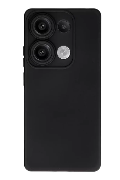 Newface Xiaomi Redmi Note 13 4G Kılıf Nano içi Kadife Silikon - Siyah ürün görseli 1