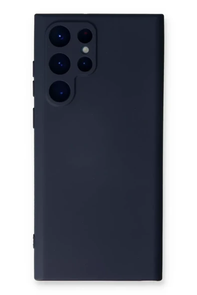 Newface Samsung Galaxy S24 Ultra Kılıf Nano içi Kadife Silikon - Lacivert ürün görseli 1