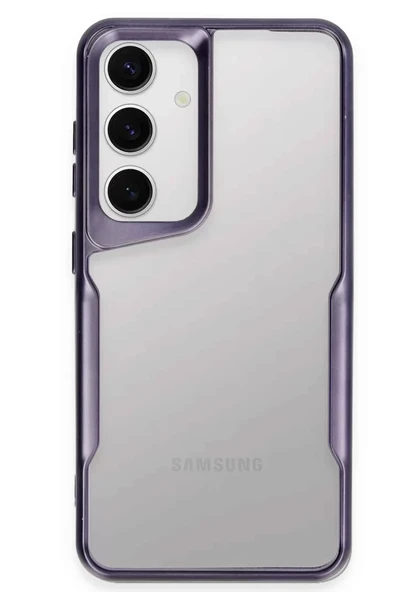 Newface Samsung Galaxy S24 Kılıf Boyi Silikon Kapak - Derin Mor ürün görseli 1