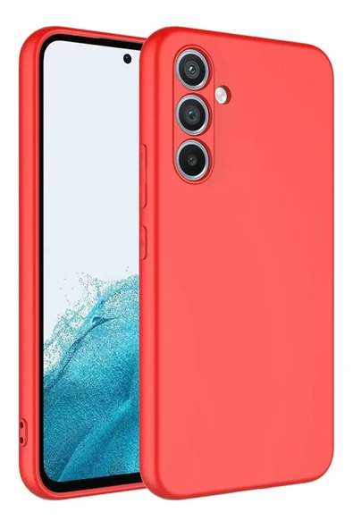 Newface Samsung Galaxy A16 5G Kılıf First Silikon - Kırmızı ürün görseli 1