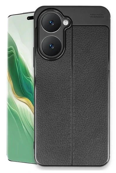 Newface Vivo Y18 Kılıf Auto Focus Kapak - Siyah ürün görseli 1