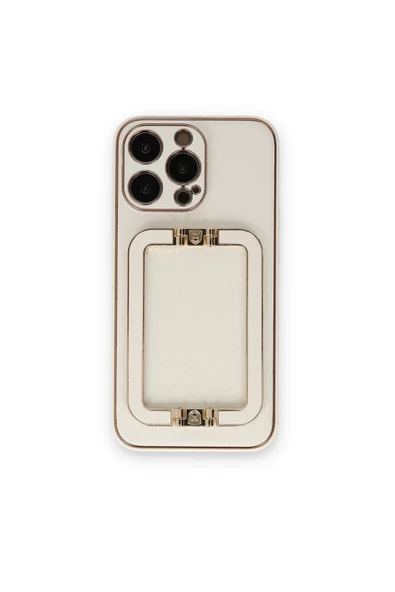 Newface Apple iPhone 14 Pro Max Kılıf Coco Elit Kapak - Beyaz ürün görseli 1