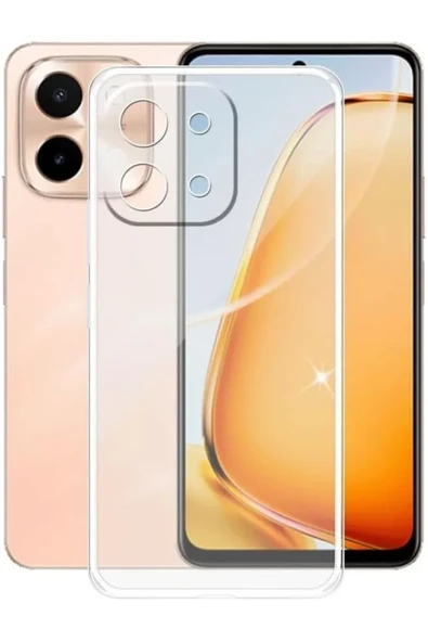 Newface Vivo Y28 Kılıf Lüx Şeffaf Silikon ürün görseli 1