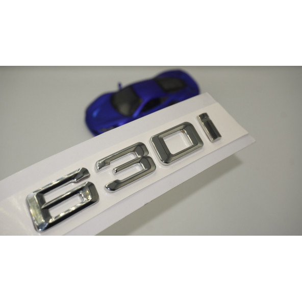 Bmw 630i Bagaj Krom Metal 3M 3D Yazı Logo ürün görseli 1