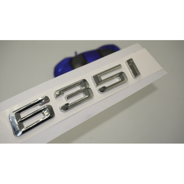 Bmw 635i Bagaj Krom Metal 3M 3D Yazı Logo ürün görseli 1
