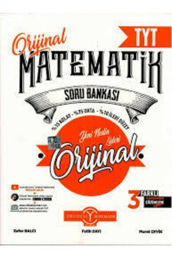 Tyt Orijinal Matematik Soru Bankası ürün görseli 1
