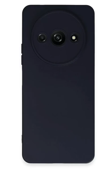 Newface Xiaomi Redmi A3 4G Kılıf Nano içi Kadife Silikon - Lacivert ürün görseli 1