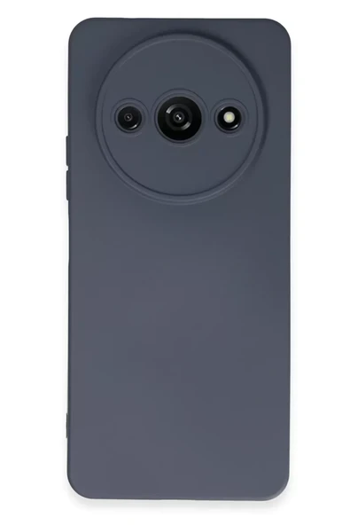 Newface Xiaomi Redmi A3 4G Kılıf Nano içi Kadife Silikon - Gri ürün görseli 1