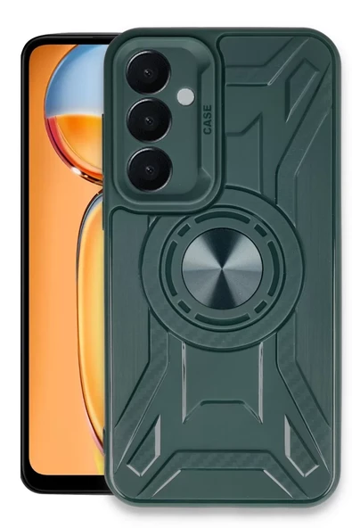 Newface Samsung Galaxy A35 5G Kılıf Lincoln Silikon - Koyu Yeşil ürün görseli 1