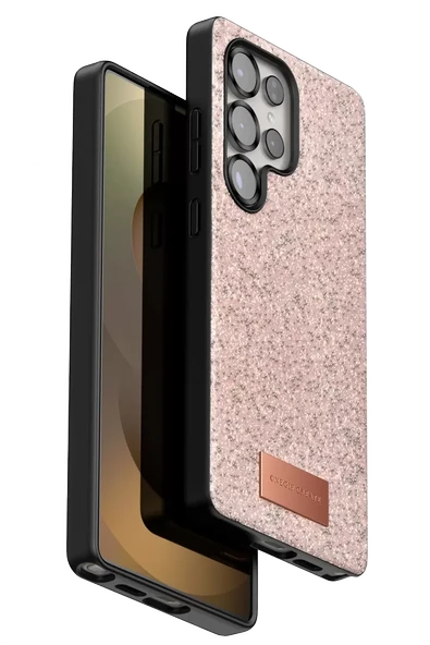 Onegif Samsung Galaxy S25 Ultra Bright Simli Kapak - Pembe ürün görseli 1