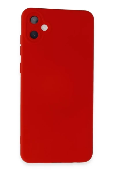 Newface Samsung Galaxy A05 Kılıf Nano içi Kadife Silikon - Kırmızı ürün görseli 1