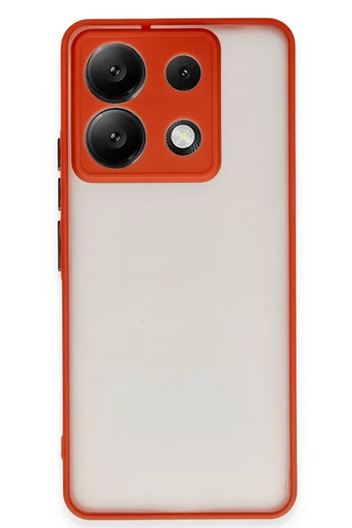Newface Xiaomi Redmi Note 13 Pro 5G Kılıf Montreal Silikon Kapak - Kırmızı ürün görseli 1