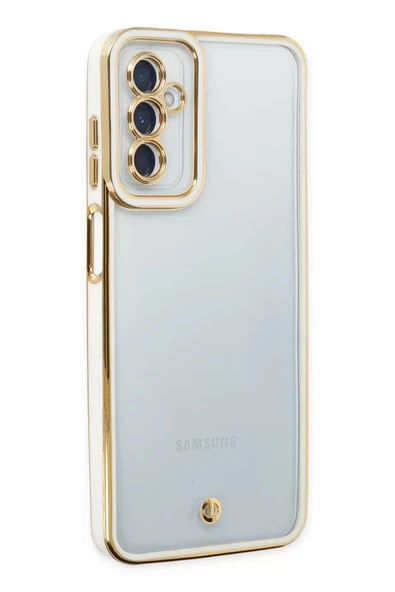 Newface Samsung Galaxy M23 Kılıf Liva Lens Silikon - Beyaz ürün görseli 1