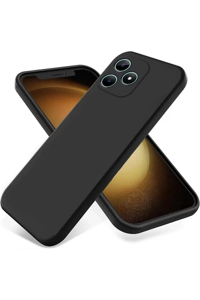 Newface Realme Note 50 4G Kılıf First Silikon - Siyah ürün görseli 1