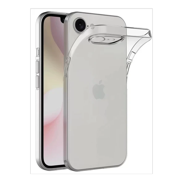 Newface Apple iPhone 16E Kılıf Lüx Şeffaf Silikon - Resim 2