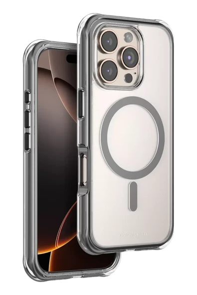 Onegif Apple iPhone 16 Pro Max Hulk Magsafe Kapak - Siyah ürün görseli 1