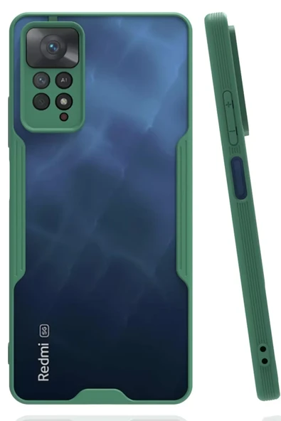 Newface Xiaomi Redmi Note 11 Pro Kılıf Platin Silikon - Yeşil ürün görseli 1