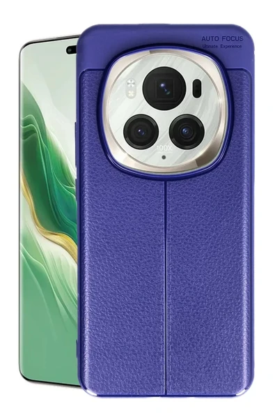 Newface Huawei Honor Magic 6 Pro Kılıf Auto Focus Kapak - Lacivert ürün görseli 1