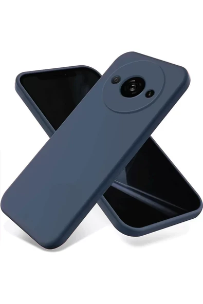 Newface Xiaomi Redmi A3 4G Kılıf First Silikon - Lacivert ürün görseli 1