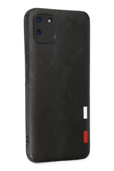 Newface Realme C11 Kılıf Loop Deri Silikon - Siyah - Resim 2
