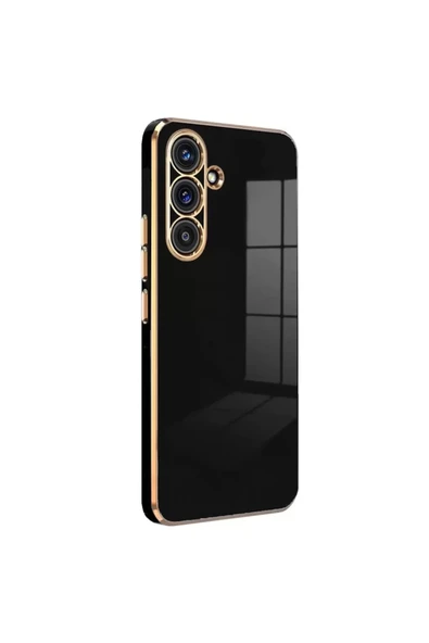 Newface Samsung Galaxy S24 FE Kılıf Volet Silikon - Siyah ürün görseli 1