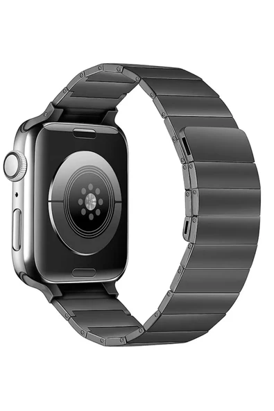 Newface Apple Watch 38mm KR404 Huks Kordon - Siyah ürün görseli 1