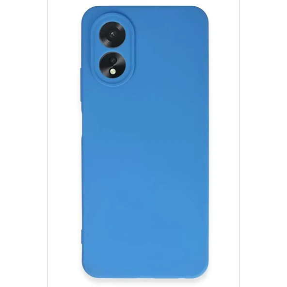 Newface Oppo A38 Kılıf First Silikon - Mavi - Resim 3