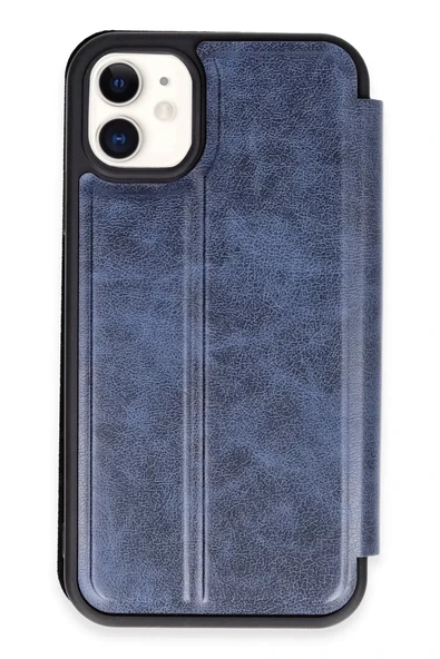 Newface Apple iPhone 11 Kılıf Flip Cover - Lacivert ürün görseli 1