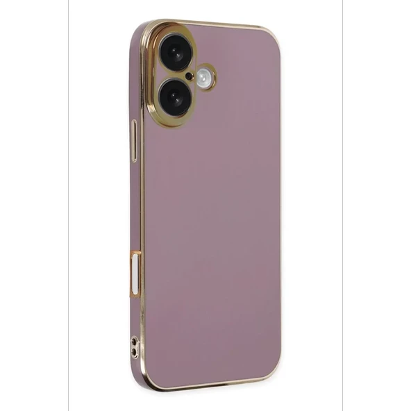Newface Apple iPhone 16 Kılıf Volet Silikon - Mor - Resim 3