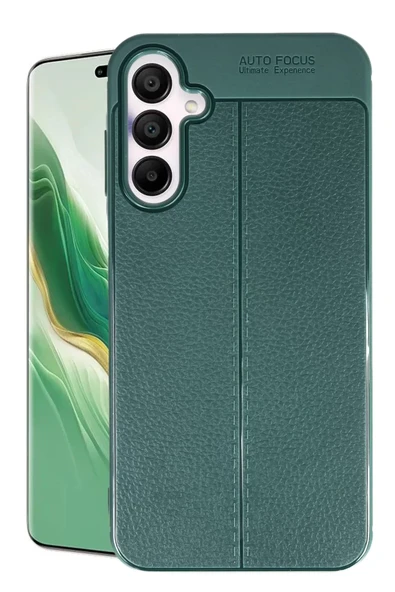 Newface Samsung Galaxy A15 4G Kılıf Auto Focus Kapak - Koyu Yeşil ürün görseli 1