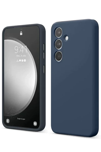 Newface Samsung Galaxy S24 FE Kılıf First Silikon - Lacivert ürün görseli 1