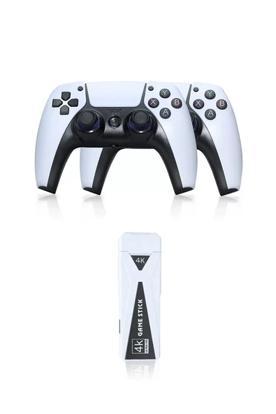 Newface Y5 64GB Android Dual Pad 4K Game Stick - Beyaz ürün görseli 1