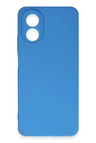 Newface Oppo A38 Kılıf First Silikon - Mavi - Resim 2