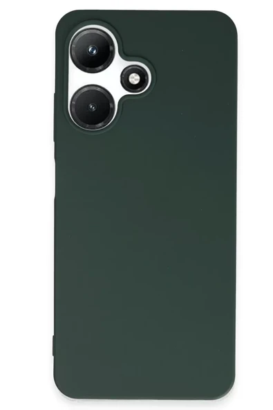Newface İnfinix Hot 30i Kılıf First Silikon - Koyu Yeşil ürün görseli 1