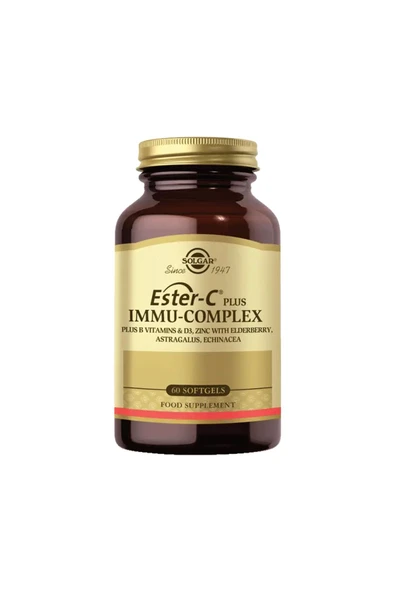 Solgar Ester-C Plus Immu-Complex 60 Kapsül ürün görseli 1