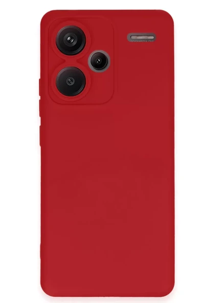 Newface Xiaomi Redmi Note 13 Pro Plus Kılıf Nano içi Kadife Silikon - Kırmızı ürün görseli 1