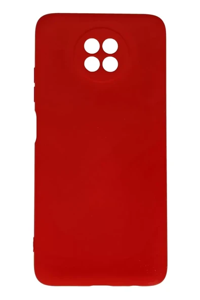 Newface Xiaomi Redmi Note 9 5G Kılıf Nano içi Kadife Silikon - Kırmızı ürün görseli 1