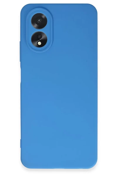 Newface Oppo A38 Kılıf First Silikon - Mavi ürün görseli 1