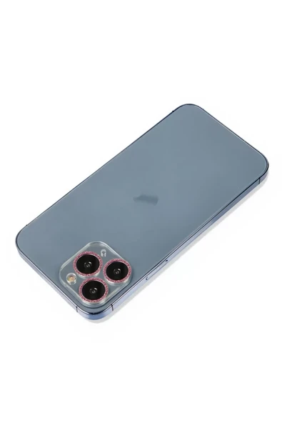 Newface Apple iPhone 11 Pro Shine Kamera Lens Koruma Cam - Pembe ürün görseli 1