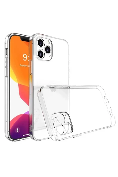 Newface Apple iPhone 16 Pro Kılıf Lüx Şeffaf Silikon ürün görseli 1
