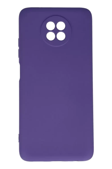 Newface Xiaomi Redmi Note 9 5G Kılıf Nano içi Kadife Silikon - Mor ürün görseli 1