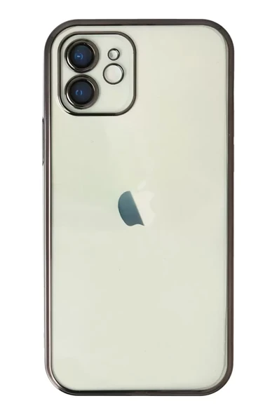 Newface Apple iPhone 11 Kılıf Razer Lensli Silikon - Siyah ürün görseli 1