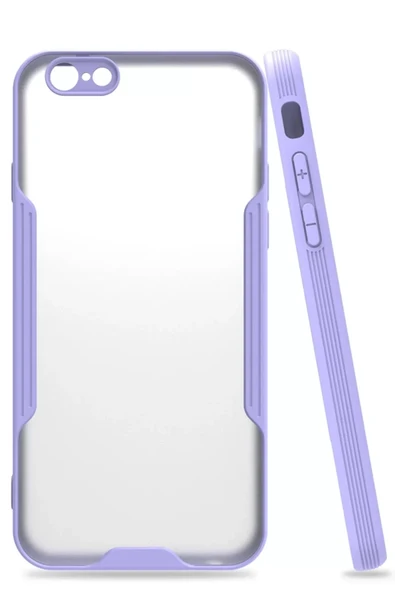 Newface Apple iPhone 6 Kılıf Platin Silikon - Lila ürün görseli 1