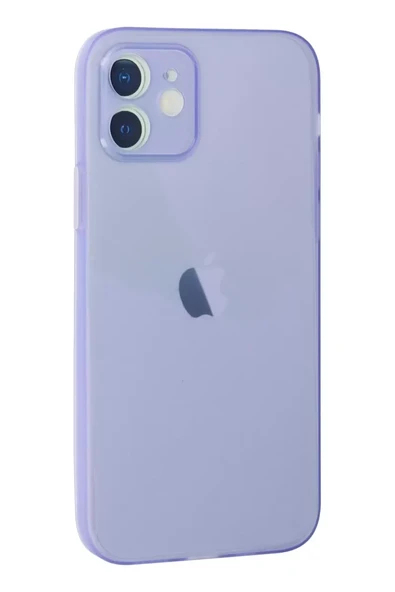 Newface Apple iPhone 12 Kılıf Puma Silikon - Mor - Resim 3